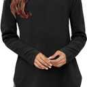 storeofbaby Girls Casual Long Sleeve Shirts Round Neck Tops Loose Fit Tunic Blouses, Size XXL