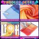 Tingjoo 2 Pcs 12x6 ft Vbs 2026 Bright Jesus Backdrop Bright Jesus Backdrop Design for Vbs with Grommets and Ropes for Church Events Decorations Bible Party, Stage & Photography