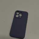 FireNova Designed for iPhone 13 Pro Max Case, Silicone [Camera Protection] Phone Case with [2 Screen Protectors], Soft Anti-Scratch Microfiber Lining Inside, 6.7 inch, Navy Blue