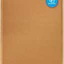 Quartet Cork Bulletin Board 48"W x 36"H Pin Board, Oak Finish Frame (304)