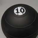 9 inch Diameter, 10 Pound, Black, Medicine Ball for Exercise, ACFT, Functional Fitness, Weight Training. Made in The USA.