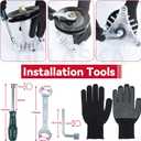 GELASKA 2 Pack 130794 Spindle Assembly with 173434 Spindle Pulley Replaces 532130794, 539110158 for CT130, CTH130, LR110, LR111, LR12, LR120, LR121, LR122, LT100, LT112, LT125, YT180, YTH180 Mowers