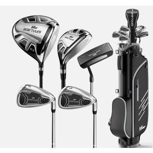 WAYTULES 6-Piece Complete Golf Club Set for Men Adult with Stand Bag, 10.5° Driver, 5H Hybrid, 7 Iron, 9 Iron & Putter, Right Handed