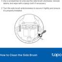 Tapo Brush & Filter Replacement  Includes Easy to Replace 1x Main Brush, 2x Side Brushes, and 2x Washable HEPA Filters, Compatible with RV30 Max Plus, RV30 Max, RV20 Max Plus, & RV20 Max Plus