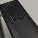 Linear Shower Drain Matte Black Floor Drain for Bathroom Kitchen, 24x3in Size, 2.25in Diameter Drain