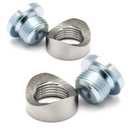 Ledaut M18X1.5 Bung and Plug Notched Style (2 Bungs/ 2 Plugs) Notched Style Fitting Bungs M18X1.5