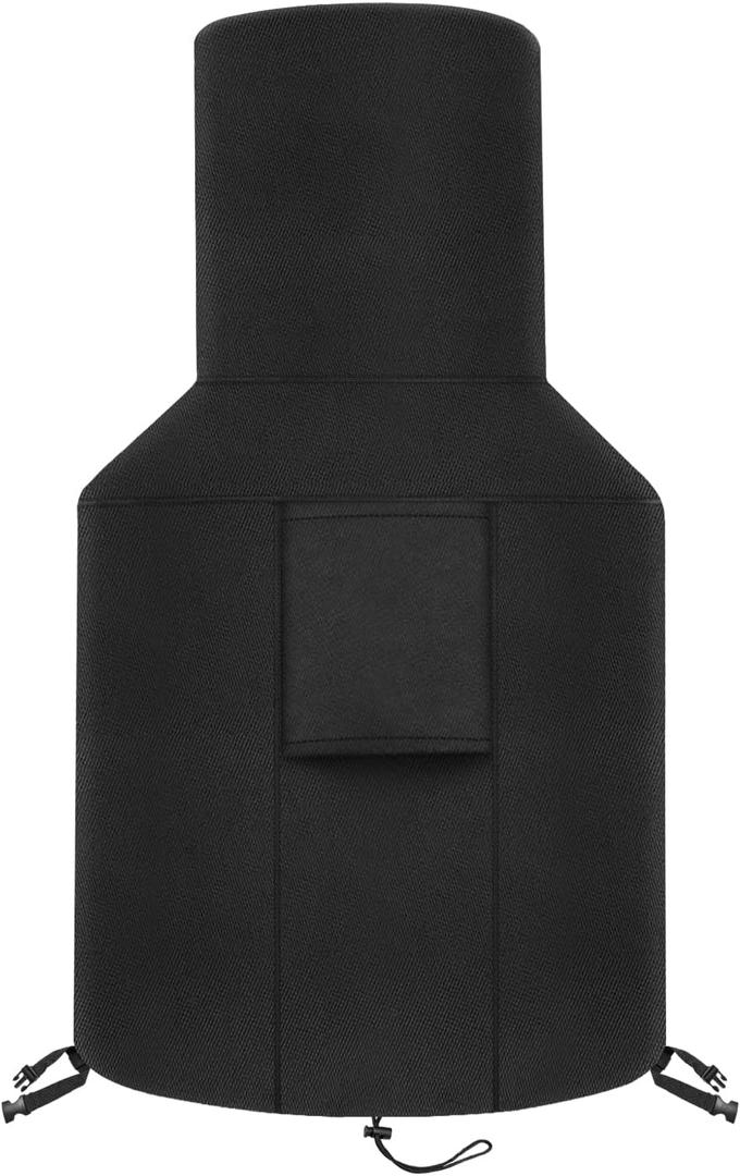 SIRUITON Patio Chiminea Cover - Durable, Weather-Proof Chiminea Fire Pit Cover , Heavy Duty 600D Oxford Water-Resistant chiminea outdoor fireplace Covers