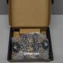 STARPY Black Door Knobs, Interior Door Handles for Hall, Heavy Duty Door Knob Door Lever (Hall & Closet, Matt Black)