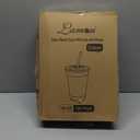 Lamosi 100 Pack 16 oz Clear Plastic Cups with Lids and Straws, Disposable Plastic Coffee Cups with Lids for Iced Coffee, Cold Beverages, Smoothies and To-Go Drinks