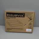 White Tray 1612" with Cut Handles - Spill Proof Decorative Tray is an Ideal Countertop Organizer for Living Rooms, Ottoman Coffee Tables, Offices, Kitchens & Serving Guests