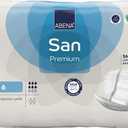 Abena San Premium Incontinence Pads, Moderate Absorbency, (Sizes 4 to 7), Size 6, 34 Count