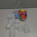 Capsule Vending Machine Translucent Acorn Capsules Empty 30 pcs 2 inch - Gumball Machine Capsules Bulk Party Favors Containers - Easter Basket Stuffers Gifts Pinata Stuffers DIY Craft Supplies