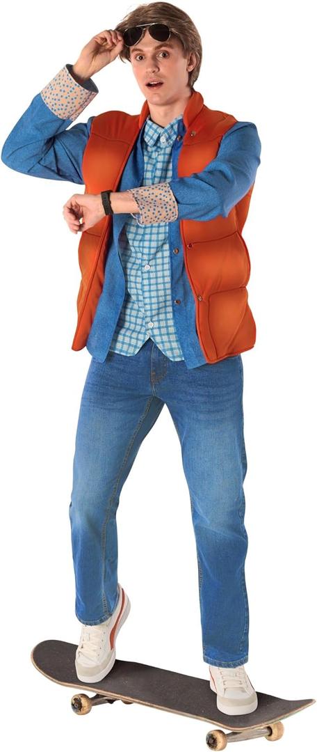 Morph Future Time Traveler Costume Men, Halloween Costumes For Men, Halloween Costumes For Adults, Size Medium