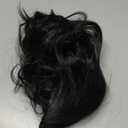 Adult Men Short Black Pigtail Synthetic Hair Wigs with Bolo Tie for Costume Cosplay Halloween Party