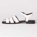 The Drop Women's Luna Fisherman Strap Sandal Ankle (8, Cream)