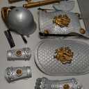 Dress Up America - Kids Knight Armor Costume Set – Medieval Role Play with Shield, Helmet, Sword & Accessories – Royal Dress-Up for Boys Ages 3–10