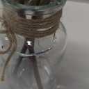 Artificial Eucalyptus Stems in Glass Vase with Faux Water, 13.5" Fake Plants for Home Decor, Coffee Table Centerpieces, Office, Bathroom & Farmhouse Weddings - Faux Greenery Plants Decorations