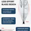 Kayak Paddle, Adjustable Kayaking Oar, Lightweight and Durable | Premium Aluminium Shaft and Enhanced PP Blade, 3-Piece, 86-94" (220-240 cm), 94-102" (240-260 cm)