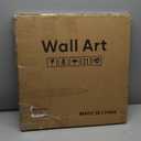 Framed Sage Green Abstract Wall Art, Modern Canvas Prints Artwork for Walls, Square Minimalist Green Abstract Pictures for Living Room, Hallway, Dining Room, Bedroom, Home Office Wall Decor 24x24 In