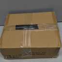 DILATATA 2 Pack Christmas Centerpieces for Table, Christmas Tabletop Decorations with Pine Branches, Holiday Ceramic Decor for Xmas Table, Mantel, Shelf, Living Room (8.6 Inch Tall) (House)