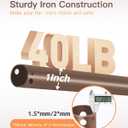 Minislak 36 inch Ceiling Fan Downrod,36" Height Ceiling Fan included 6 Extension Wire for Wide Range of Fans Downrod, Unthreaded,Dia 1.02'',Oil Antique Bronze