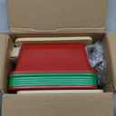 Humble Crew, Natural/Primary Kids' Toy Storage Organizer with 12 Plastic Bins, 34*35*15.5inch