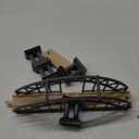 Train Bridge Model, Wooden Train Track Accessories Cross Railway Toys Train Scene Layout Props Toy for Kids Toddlers