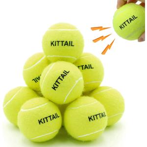 12 Pcs Squeaky Tennis Balls for Dogs - 2.58" Interactive Doggy Toys - Mini Safe, Durable for Small Medium Large Dogs Training Playing, with 1 Reusable Carry Bag
