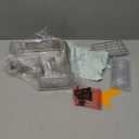 YASONIC Corner Shower Caddy Organizer, Self-Adhesive Rustproof Bath Shelves with Soap Holder & 4 Hooks, Large Capacity Shower Storage Rack for Bathroom Organization, (3Pack, Silver)