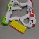 Moveable Dinosaur Shooting Game Toy, KPPIT Shooting Target for Kids with 2 Air Toy Guns,LCD Score Record,Electronic Target,Dinosaur Shooting Toy for Boys Kids 5 6 7 8+ Year Old Christmas Birthday Gift