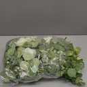 6FT Artificial Eucalyptus Garland with Flowers, 10 White Roses Baby Breath Garland Floral Greenery for Wedding Party Centerpiece Table Runner Backdrop Wall Decor Decoration