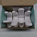 Door Lever Locks (4 Pack) - Prevents Toddlers from Opening Doors - Durable ABS with 3M Adhesive - Easy One-Hand Operation for Adults, No Tools Needed (White)