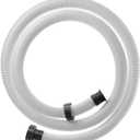 BW58368 Pool Filter Pump Hose Replacement for Above Ground Pools, Heater & Chlorinator 330 530 800 Gal/Hour Filter Pump & 1000 Gal/Hour Sand Filter (1.5 Inch x 9.8 Foot)