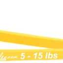 LEZER Resistance Bands - Pull Up Bands for Home Gym Fitness, Stretching, Physical Therapy & Training - Includes Instruction (01 - Yellow)