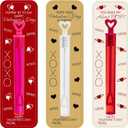 Valentines Day Card with Bubble Wands Party Favors, Valentine's Day Classroom Mini Bubble Wands Valentine Cards Exchange Gifts