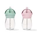 OXO Tot Transitions Straw Cup 9 oz. - Opal and Blossom - 2 Pack