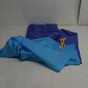 BYDOLL Beach Blanket Waterproof Sandproof Large Sand Free 78''X81''/10'X9' Big Lightweight Blanket Picnic Mat for Beach Travel Camping Hiking Picnic with Stakes (Blue)