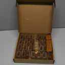 28Pcs Chair Leg Floor Protectors Rectangle for Hardwood Floors Silicone Caps Covers Felt Furniture Pads Clear Chair Sliders, Protect The Floor from Scratches(Fit:L 1.12"-1.5",W 0.75"-1") (Medium)