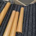 22.8" H Dog Stairs for High Bed, 6-Step Non-Slip Dog Ramp for Bed