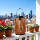 Solar Lanterns Outdoor Waterproof Suitable for Gardens Backyard, Patio Decor, Birthday Gifts for Women Mom Grandma, Hanging Garden Lights for Outside