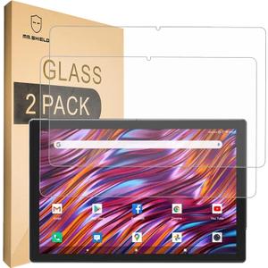 Mr.Shield Screen Protector compatible with MEIZE D115, 10.1 Inch [Tempered Glass] [2-PACK] [Japan Glass with 9H Hardness]