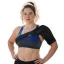 2 x Shoulder Brace for Women, Rotator Cuff Shoulder Brace, Adjustable and Can be Worn Under Clothes, Free to Add Ice Packs for Men & Women, Left & Right (Large size)