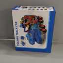 10 in 1 Dinosaur Truck Toys for Kids Toddlers Boys 3-5 4-8, Dino Carrier Truck with Foldable Track, Spray, Light & Sounds and 9 Dino Cars, Birthday Gifts for Kids Boys Girls 3 4 5 6 7 8 Year Old