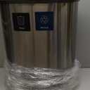 Ninestars DZT-70-R3 Motion Sensor Trash Can, Extra Large, Silver