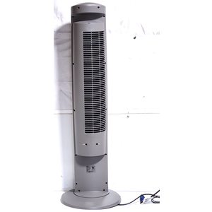 Lasko Oscillating Tower Fan with Remote, Quiet Floor Fans for Bedroom, 42", Silver T42951