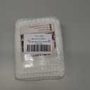 AMOAMI Waffle Bath-Mat, Super Absorbent Bath Mats for Bathroom, Boho Bathroom Rugs Non Slip Washable, Ultra Soft Bathroom-Mat with Tassels Bath Rugs for Floor Mat, 20" X 32" White