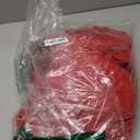 Table Skirt for 4 Foot Tables - One-Piece Red Tablecloths and Skirt, Wrinkle Resistant Ruffles Elastic Cover for Banquets, Weddings, Events, Parties (48" x 30" (Rectangular))