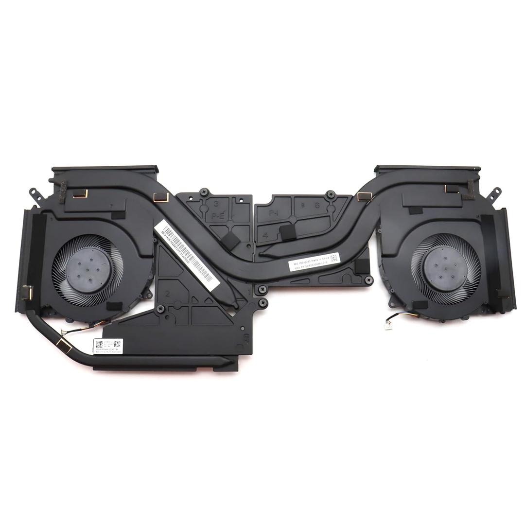 BestParts New CPU+GPU Cooling Fan with Heatsink Replacement for Lenovo Legion 5 Pro 16IAH7H (Type: 82RF) Series, P/N: 5H40S20488 5H40S20489, 12V Fan