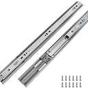 LONTAN 2 Pairs Soft Close Drawer Slides 12 inch Heavy Duty Ball Bearing Dresser Drawer Glides 9.76" Extension Side Mount Kitchen Cabinet Rails 100lb Capacity