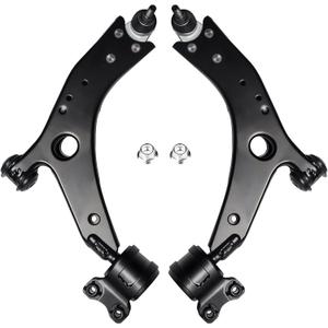 Front Lower Control Arm and Ball Joint Assembly Compatible Volvo C30 C70 S40 V50 Driver Passenger Side AUQDD 2PCS K620598 K620599 Left Right Professional Suspension